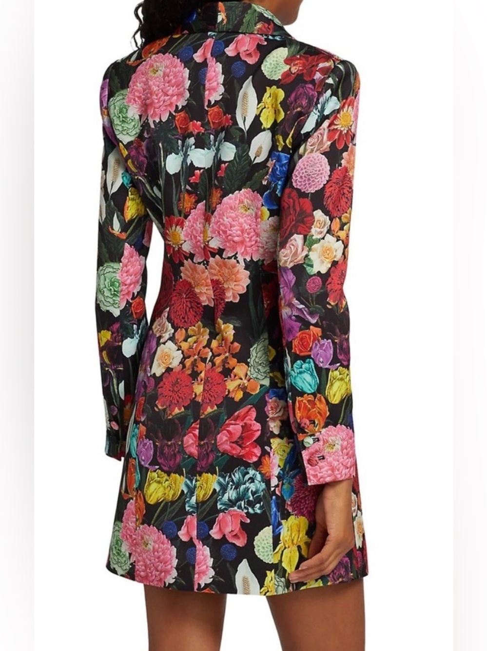 Alice + Olivia Latoya Floral Double-Breasted Blazer Dress Size 6 - Picture 2 of 8